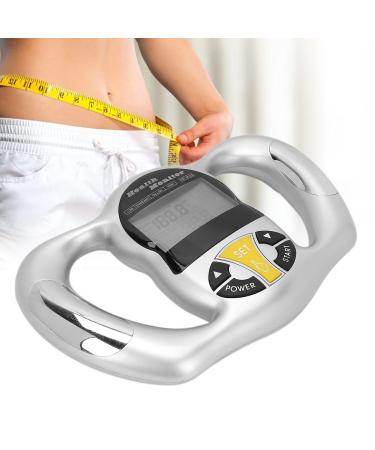 Handheld Body Fat Measuring Instrument BMI Meter, Body Fat Tester, Body Composition Smart Scale Analyzer, Tracks Heart Health, Vascular Age, BMI, Fat, Muscle & Bone Mass, Water