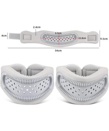 NonMiFyR Cervical Collar Neck Brace Comfortable Adjustable Portable Compact 360 Degree Wrap Hollow Neck Support for Car Home Women and Men Heart shaped - Buy Online on GoSupps.com
