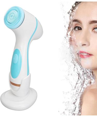 Electric Face Brush Facial Cleansing Brush Residue Removal for Salon (Blue) - Buy Online on GoSupps.com