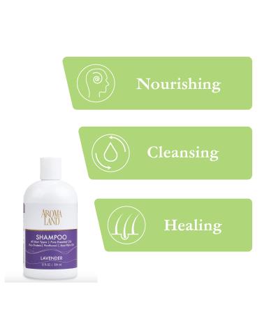 Shampoo for All Hair Types - Jasmine & Clementine | 12 oz - Hydrating & Nourishing Formula | International Shipping - Buy Online on GoSupps.com