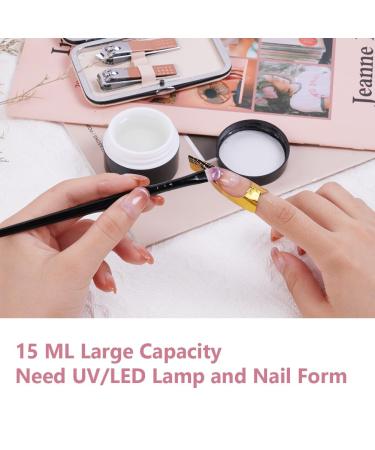 Lophe Advanced Gel for Gel Nails - 15ml UV Builder & Sealing Gel for Nail Extensions & Art | Transparent Nail Polish for Home & Salon Use - Buy Online on GoSupps.com