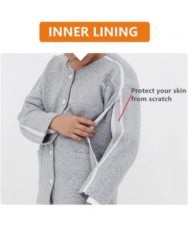 WEEOATAR Patient Clothes - Bedridden Clothing with Zippers | Comfortable Pajamas for Elderly & Disabled | Nursing Aid for Dialysis (Pink M - Buy Online on GoSupps.com