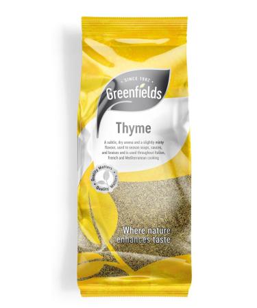 SINCE 1982 . GREENFIELDS Greenfields Thyme 75g