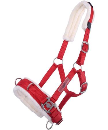 Netproshop Cavesson Lunging Aid for Shetland Pony & Cob - Full Size Red | Optimal Groundwork Training Tool - Buy Online on GoSupps.com