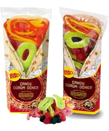 Look-O-Look Candy Durum Doner Sweets 100g - doner wrap sweets - Pack of 2 - Buy Online on GoSupps.com