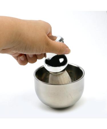 Tsnamay Men's Shaving Set - Stainless Steel Razor Brush & Bowl | Premium Shaving Accessories for a Smooth Shave - Buy Online on GoSupps.com