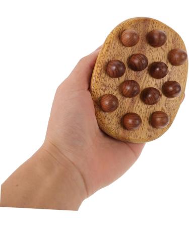 Foytoki Wooden Massage Brush & Comb Set | Natural Back & Body Massage Tools | 2-Piece Wooden Comb Set for Relaxation - Buy Online on GoSupps.com