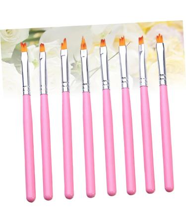minkissy 3 Sets Gel Nail Brush Nail Art Supplies Detail Drawing Brush Nail Gel Kit De Manicura Nail Art Tips Builder Gel Builder for Nails Builder Gel for Nails Pink Tool Painted - Buy Online on GoSupps.com