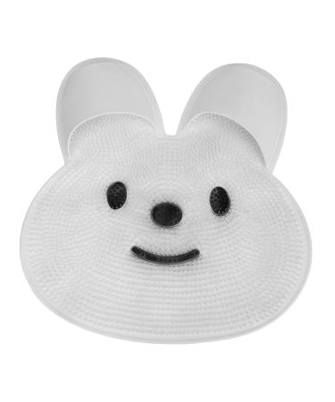 Generic shower-foot cleaner pad non-slip foot scrubbing mat removed dead skin relieves tiredness in the bathroom (white) - Buy Online on GoSupps.com