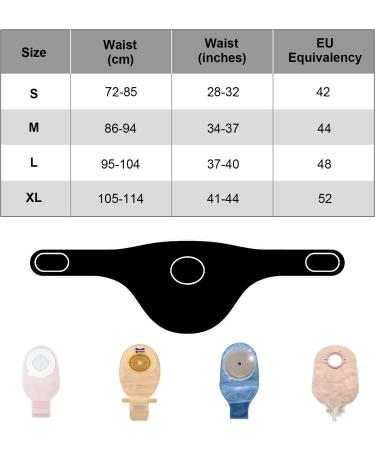 Ostomy Belt Black - Stealth Support Belt for Ostomy Bags | Covers & Wraps | Large Size Ostomy Supplies - Buy Online on GoSupps.com