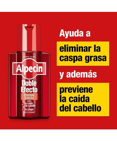  Alpecin Alpecin Double Effect 3 x 200 ml | Anti-hair loss and anti-dandruff shampoo for men | Alpecin Caffeine Shampoo for treating hair loss and dandruff - Buy Online on GoSupps.com