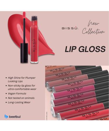 Buy Biss Lip Gloss - Plump High Shine Vegan | 12 Stunning Shades for All - Buy Online on GoSupps.com