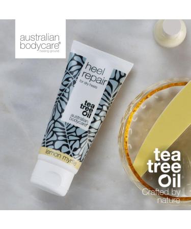 Australian Bodycare Cracked Heel Repair Cream 100ml | Tea Tree Oil + Lemon Myrtle | Hard Skin Remover | 25% Urea Cream | Heel Care for Dry & Cracked Feet - Buy Online on GoSupps.com