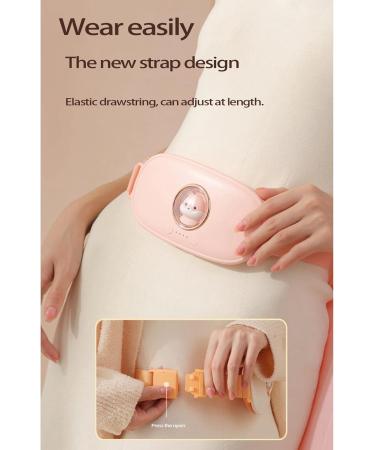 Buy Kochenty Heating Belt M28 - Menstrual Pain Relief Warmth & Massage for Women - Pink - Buy Online on GoSupps.com
