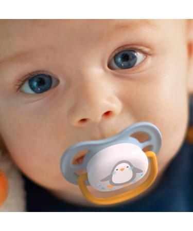Philips Avent Ultra Air Pacifier 2-Pack | BPA-Free Breathable for 6-18 Months | Includes Sterilization Box | Lemon/Orange (SCF080/18) - Buy Online on GoSupps.com