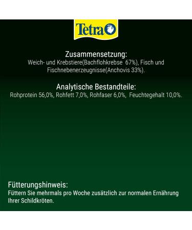Tetra ReptoDelica Gammarus Mix Turtle Food - Natural Freshwater Shrimp & Anchovy 250 ml Can - Ideal for Healthy Turtle Diet - Buy Online on GoSupps.com