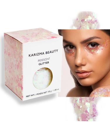 Iridescent Chunky Glitter Large 30g // Karizma Beauty