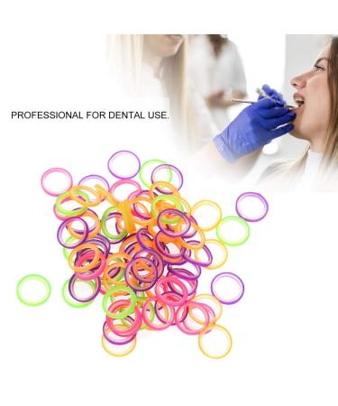 100 Pcs Elastic Rubber Bands for Teeth | Professional Orthodontic Tool - 3.5oz - Ideal for Braces - Buy Online on GoSupps.com