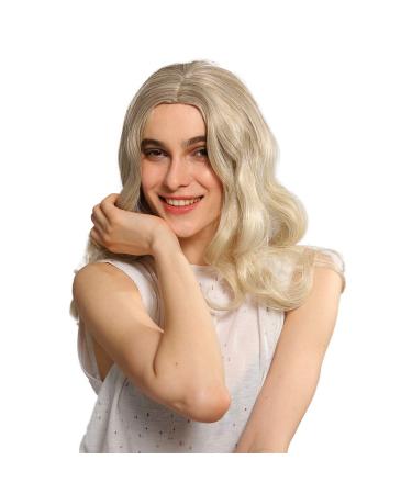 Wig Ladies Long Hair Brazilian Women Cosplay Curly Synthetic Long Wavy Hair 50s 80s 70s 60s