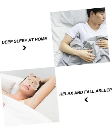 Beaupretty USB Heating Eye Mask Electric Blindfold Faux Fur Eye Mask Rechargeable Eye Mask Decorative Eye Pad Light Blocking Night Eye Cover Eyemask Flannel Goggles Travel Cosmetic Beige 20.5x10x0.8cm - Buy Online on GoSupps.com