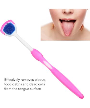 10-Pack Ergonomic Silicone Tongue Cleaners - Long Handle Oral Hygiene Brush (Blue & Pink) - Buy Online on GoSupps.com