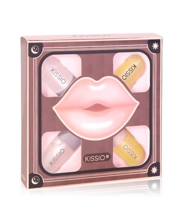 KISSIO Lip Plumper Set - Natural Lip Care Gloss for Beautiful, Moisturized Lips - 4PCS, 5.5ml Each - Buy Online on GoSupps.com