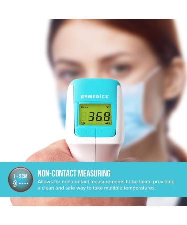 HoMedics No Contact Infrared Thermometer - Instant Temperature Reader with Fever Alarm - Buy Online on GoSupps.com