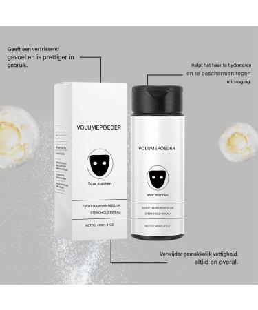 Bexdug 40g hair styling texturizing powder men hair texture powder bristles natural look easy to apply mens styling powder for business trips - Buy Online on GoSupps.com