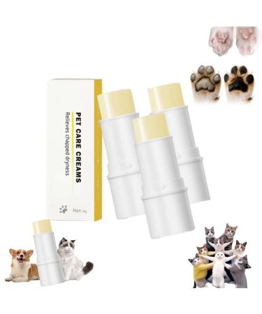 Njula Paw Care Stick Paw Ointment Stick Njula Paw Care Balm Pet Care Cream Njula Paw Moisturizer for Dry Paw Pads Cuddlesmeow Pet Care Creams for Dry Skin (3pcs)