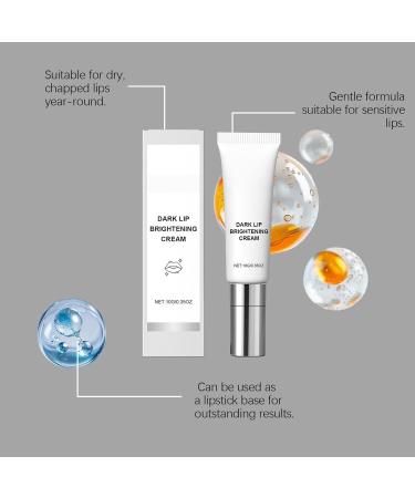 Dark Lip Brightening Cream Moisturizing Treatment for Sensitive Skin Daily Repair 0.35 oz - Buy Online on GoSupps.com