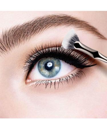Folding Angle Scalloped Lash Brush Mascara Fan Brush for Lashes Angled Fan Shaped Eyelash Brush Lash Wand Brush Makeup Tool for Upper Lower Eye Lash (5 Pcs) - Buy Online on GoSupps.com