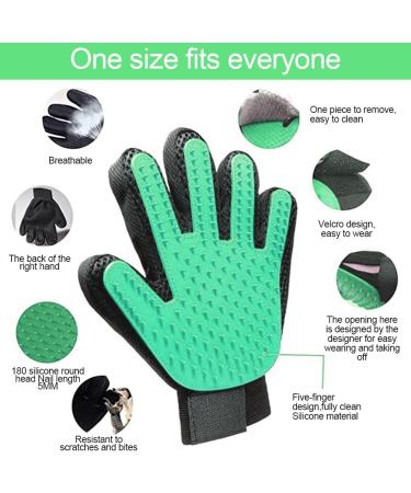 Silicone Cat & Dog Grooming Gloves - Pet Care Brush for Cats | International Shipping Available - Buy Online on GoSupps.com