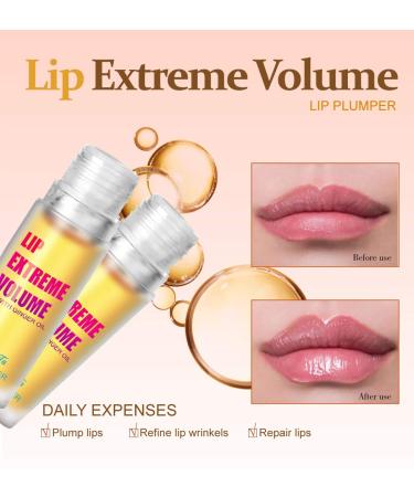 GL-TURELIFES Lip Plumper Gloss | Ginger Mint Balm for Extreme Volume & Hydration | Moisturizing Lip Enhancer for Smooth Full Lips - Buy Online on GoSupps.com