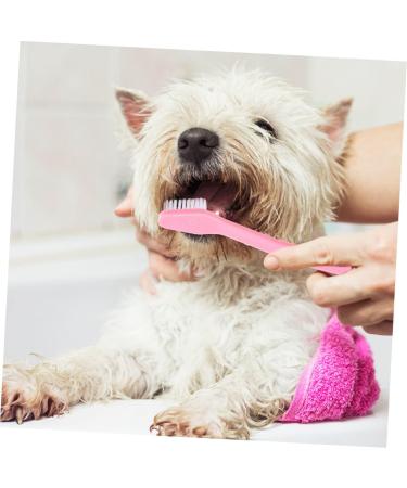 BESPORTBLE 8pcs Double Head Dog Toothbrush Pet Toothpaste Large Dog Toothbrush Dog Chew Toothbrush Pet Brush Pp - Buy Online on GoSupps.com