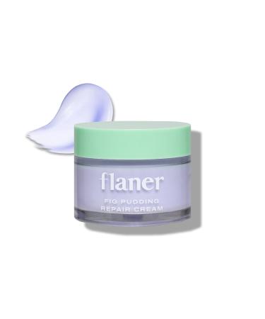 Fig Pudding Barrier Repair Cream 11x Hyaluronic Acid Moisturizer Cream Barrier Care Ceramide Hydration and Barrier Strengthening Vegan Korean Skincare Dry & Sensitive Skin 1.69 fl.oz