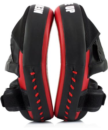Fairtex FMV13 Focus Mitts for Boxing Muay Thai MMA Red/Black - Buy Online on GoSupps.com