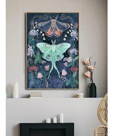 FILASLFT Diamond Painting Kit - A-Luna Moth Design - DIY Diamond Art for Adults - Includes Tools & Accessories - 12x16inch - Relaxing Craft & Home Wall Decor - Buy Online on GoSupps.com