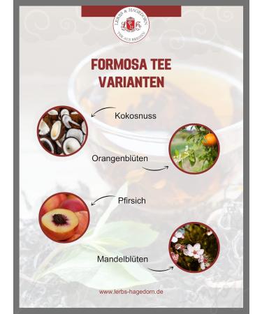  Lerbs & Hagedorn Formosa Dark Pearl Oolong 1 kg - Buy Online on GoSupps.com