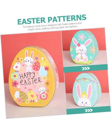 NUOBESTY 16 Pcs Easter Egg Candy Box Container Easter Eggs Empty Treat Boxes Party Favors Snack Child 11xc9cmx4pcs Assorted Colorx4pcs - Buy Online on GoSupps.com