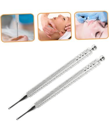 Minkissy 4-Piece Auricular Acupuncture Tools | Face Massage Device | 2 Silver 13x1x1cm - International Shipping Available - Buy Online on GoSupps.com