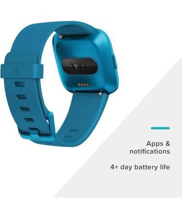 Fitbit Versa Lite Smart Watch with S and L Bands, Marina Blue/Aluminum Purple - 1 Count - Buy Online on GoSupps.com