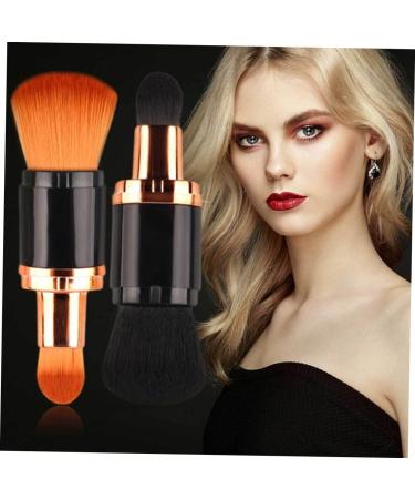 DOITOOL Dual Ended Makeup Brush Foundation Powder Buffer Bronzer Brush Foundation Brush for Liquid Makeup Concealer Brush Powder Brush Professional Makeup Brush Cosmetic Brush Eyes - Buy Online on GoSupps.com