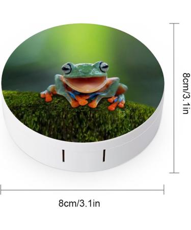 Buy Pylon Blue Laughing Tree Frog Contact Lens Case - Portable Travel Box with Mirror for International Shipping - Buy Online on GoSupps.com