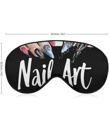 Shop Nail Art Therapist Soft Sleep Mask - Adjustable Eye Cover for Ultimate Light Blockage | Perfect for Women & Men - Buy Online on GoSupps.com