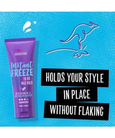 Aussie Instant Freeze Gel Maximum Hold 7 oz - Pack of 5 - Buy Online on GoSupps.com