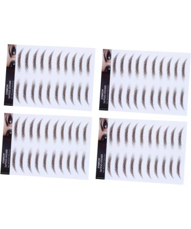 FOMIYES 12 Pcs Eyebrow Stickers Waterproof Stickers Authentic Eyebrows Eyebrow Transfer Stickers Modify Tool - Buy Online on GoSupps.com