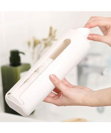 Cosmetic Cotton Pad Holder Makeup Remover Pad Dispenser Rounds Organizer Facial Sponges Storage Display Rack for Home Bath Rack - Buy Online on GoSupps.com