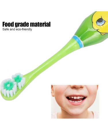 Kids Electric Toothbrush - Cartoon Pattern, Light Green - Oral Care for Children - Buy Online on GoSupps.com