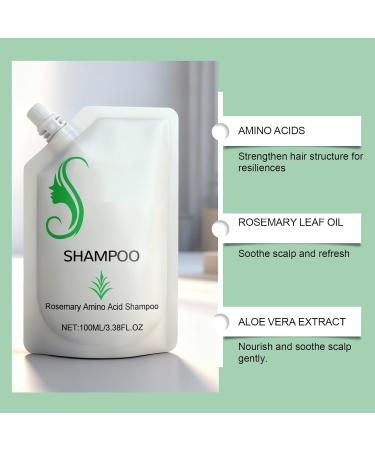 XINRAN Rosemary amino acids shampoo rosemary growth shampoo thinning dry hair rosemary amino acids moisturizing shampoos strengthens roots controls oily all hair types 1 piece 1 piece - Buy Online on GoSupps.com