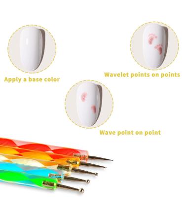 Crazy Sales Nail Art Dotting Tool 5pcs Metal Ball End Nail Pen Set - Studio, Life, Daily, Home - Buy Online on GoSupps.com